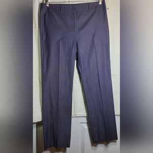 Talbots Heritage Women's Pants Grey Cotton Straight Pants Size 12
